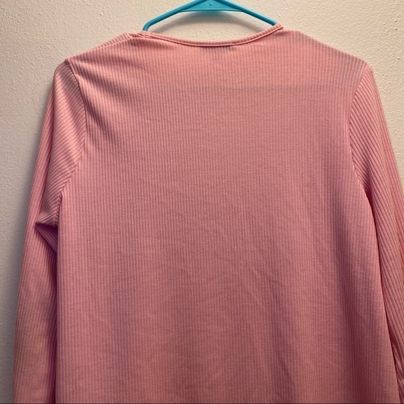 Filly Flair White Birch Pink Cutout Top Size Medium - Picture 7 of 10